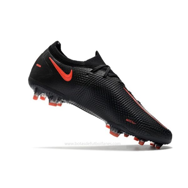 Nike Phantom GT Elite FG Negro X Chile Rojo Negro Rojo Gris